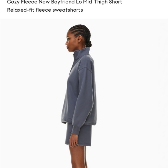 Aritzia Cozy Fleece New Boyfriend Lo Mid-Thigh Short
Relaxed-fit sweatshorts - Picture 5 of 8